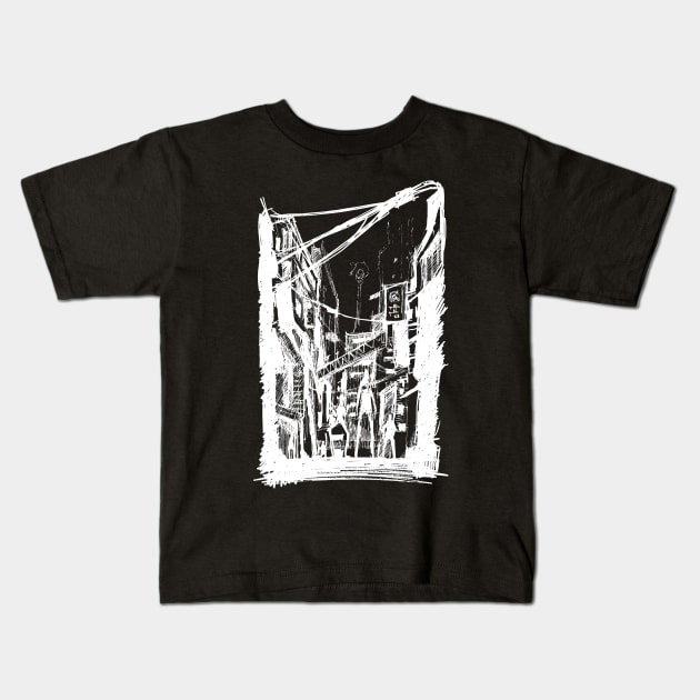 Perspective art Kids T-Shirt by TKDoodle